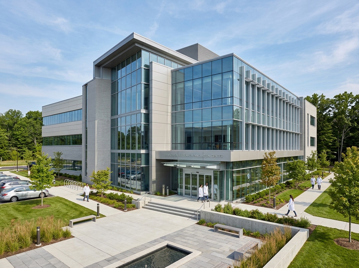 Large commercial healthcare facility construction